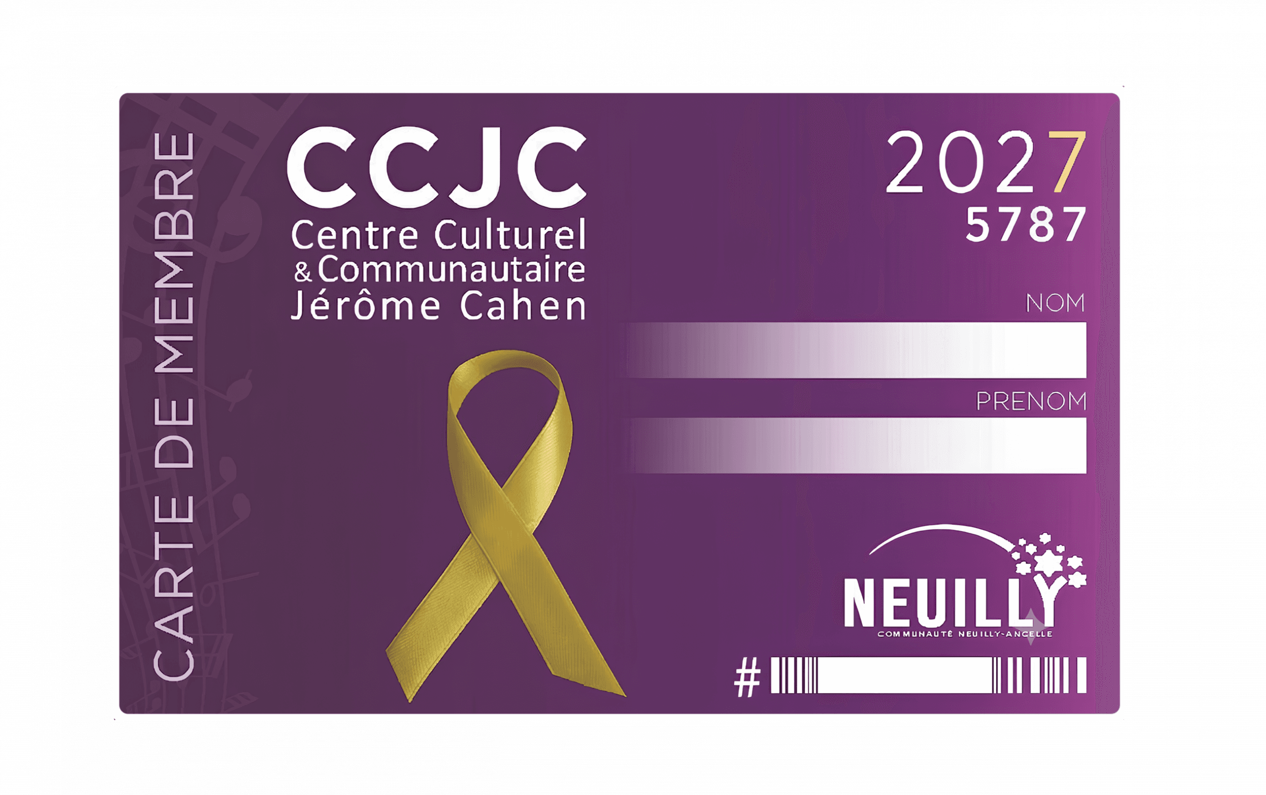 Carte d’adhérent du CCJC pour la saison 2026–2027